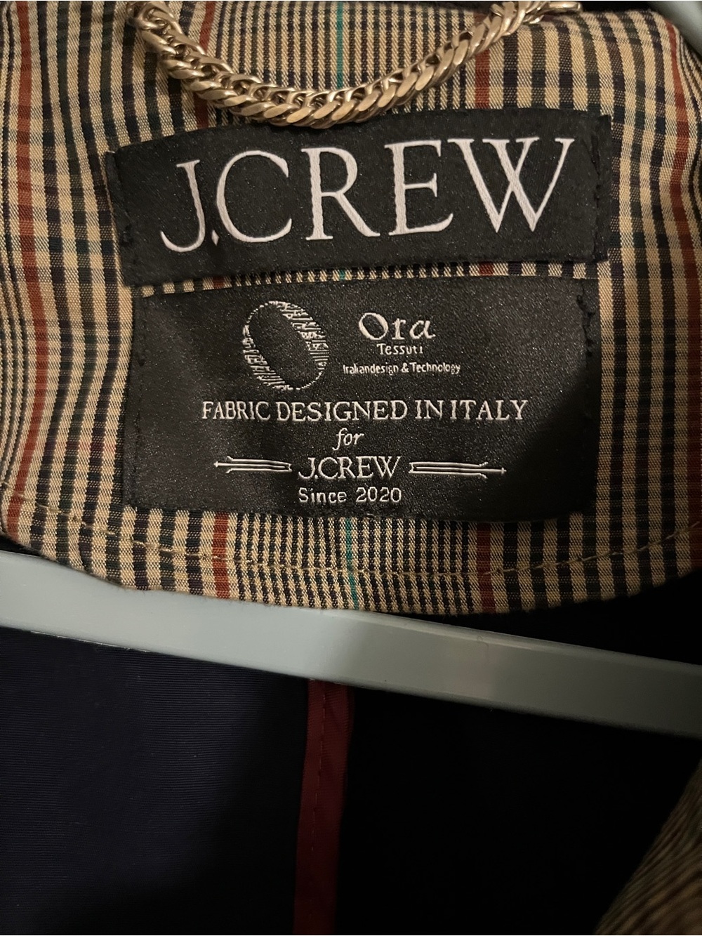 J. Crew Plaid Barn Coat with Corduroy Collar - Picture 3 of 7
